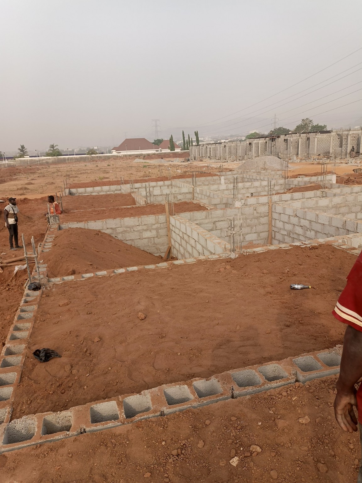Masonry works at an ARASIO project